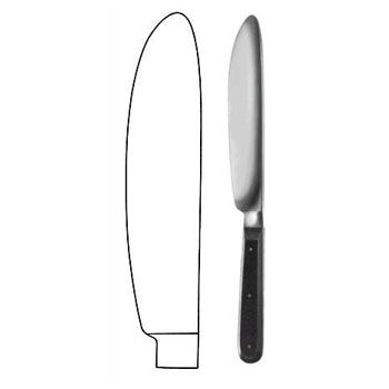 Post Mortem Knives With Wooden & Maetal Handle
